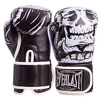 Перчатки для бокса и единоборств Everlast Skull 10, Черный