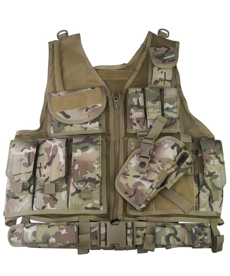 Жилет розгрузка KOMBAT UK Cross-draw Tactical Vest SWJ kb-cdtv-btp