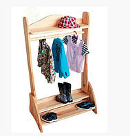 Дерев'яна підлогова вішалка (MoblerTM)