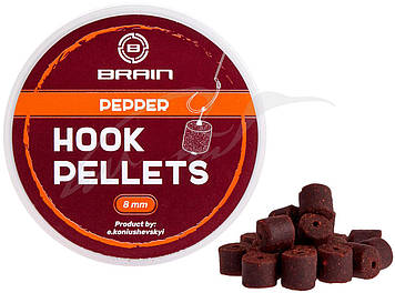 Пелети Brain Hook Pellets Pepper (перець 8mm 70g