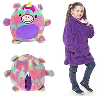 Худи для детей, цвет фиолетовый, Huggle Pets Hoodie, Детская толстовка, Детский худе, мягкая игрушка
