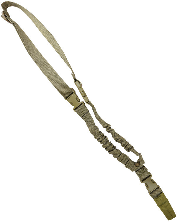 Ремінь для зброї/одноточковий KOMBAT UK Single Point Bungee Sling SWJ kb-spbs-coy
