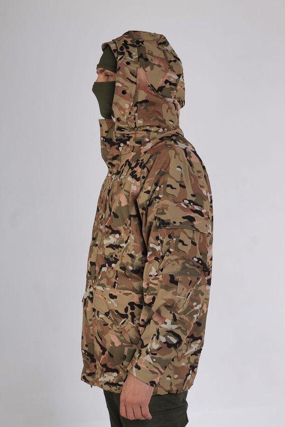 Военная тактическая зимняя куртка Softshell Мультикам M - фото 2 - id-p1713700605