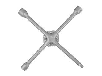 Ключ балонний хрестовий укріплений 14 355мм, 16мм, 17; 19; 22 1/2 HT-1602 ТМ INTERTOOL BP
