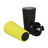 Термоккружка герметичний клапан Фласко 550 мл зелена, фото 3