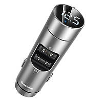 Адаптер автомобільний BASEUS Energy Column Car Wireless MP3 charger 2USB, 3.1A CCNLZ-0G, фото 4