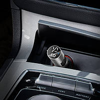 Адаптер автомобільний BASEUS Energy Column Car Wireless MP3 charger 2USB, 3.1A CCNLZ-0G, фото 11