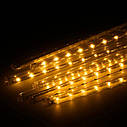 Гірлянда Xmas LED бурульки палички теплий 50 см 8 шт, фото 3