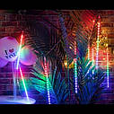 Гірлянда Xmas LED бурульки палички різнокольоровий 50 см 8 шт, фото 3