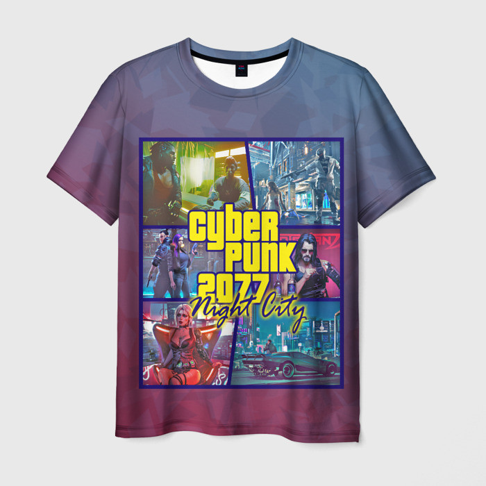 Купить Футболка 3D «Cyberpunk 2077 - Киберпанк», цена 870 ₴ — Prom.ua ...