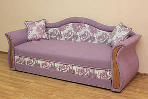 Диван-Софа 2 прямий розкладний тканину Туана віолет і Техас віолет (Катунь ТМ)