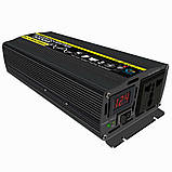 Інвертор напруги чиста синусоїда Pure Sin Wave, 12-220 В, 3000 Вт, Підвищувальний перетворювач, фото 5