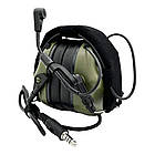 Активні навушники з мікрофоном гарнітурою Earmor M32 + Кнопка PTT Тангенту ZP125, фото 5