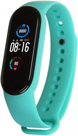 Браслет Xiaomi Mi Band 5 / 6 / 7 Color Tiffany 17, фото 1