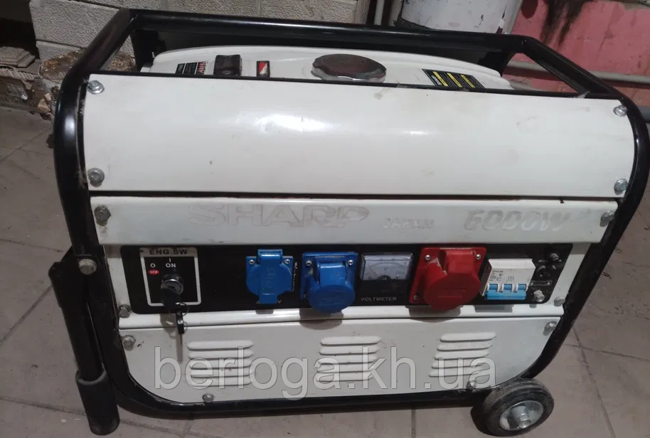 Генератор бензиновий Sharp 6000W