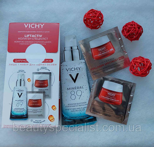 Набор Антивозрастной Виши Лифтактив Специалист Vichy Liftactiv Collagen ...