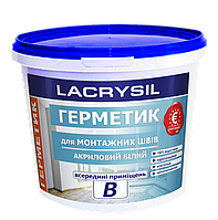 Герметик для монтажных швов В «для внутренних работ» ТМ "Lacrysil", стиз. 3,0 кг
