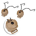 Адаптер кріплення на каску шолом для навушників MSA Sordin, Coyote, фото 5