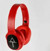 Бездротові bluetooth навушники З 50604 "Гра в кальмара", червоні, фото 4