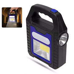 Портативний водонепроникний сонячний світлодіодний LED ліхтар прожектор maxxar YD-878B