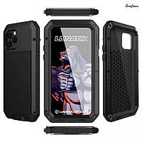 Протиударний чорний чоловічий чохол Lunatik Taktik Extreme на болтах 360' для iPhone 14 (айфон 14)