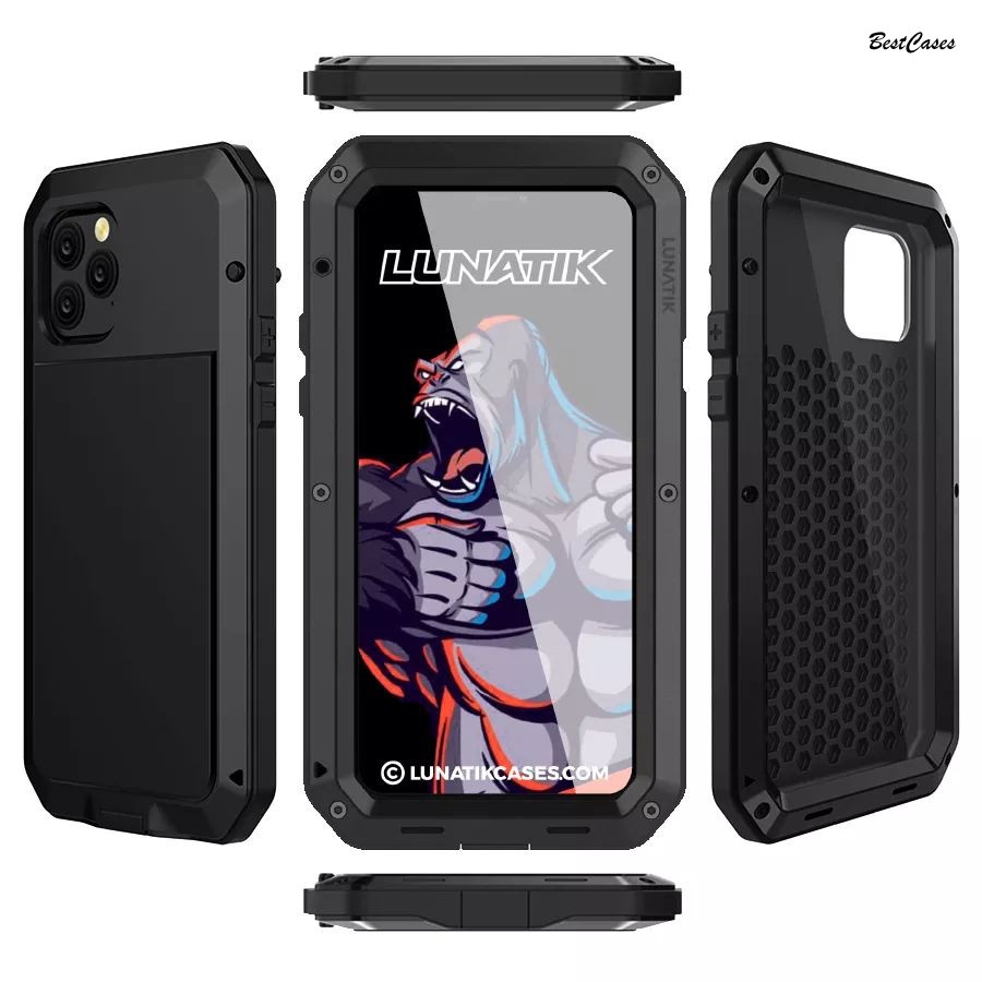 Протиударний чорний чоловічий чохол Lunatik Taktik Extreme на болтах 360' для iPhone 14 (айфон 14) - фото 1 - id-p1726451913