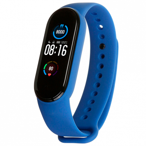 Браслет Xiaomi Mi Band 5 / 6 / 7 Color Blue 12, фото 1
