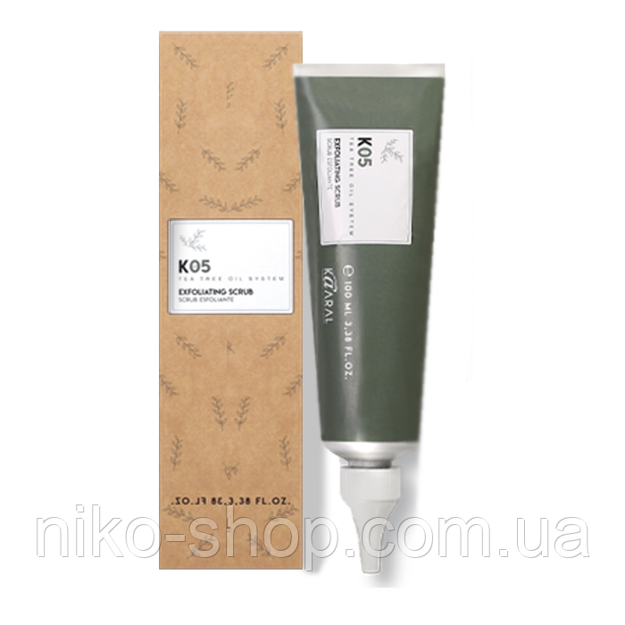 Kaaral K05Exfoliating Scrub, Відлущуючий скраб для шкіри голови і волосся, 100 мл 1046, фото 1