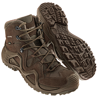 Тактические ботинки Lowa Zephyr GTX MID TF Dark Brown Black / Coyote Ranger Green 36.5-48.5р Коричневый, 38