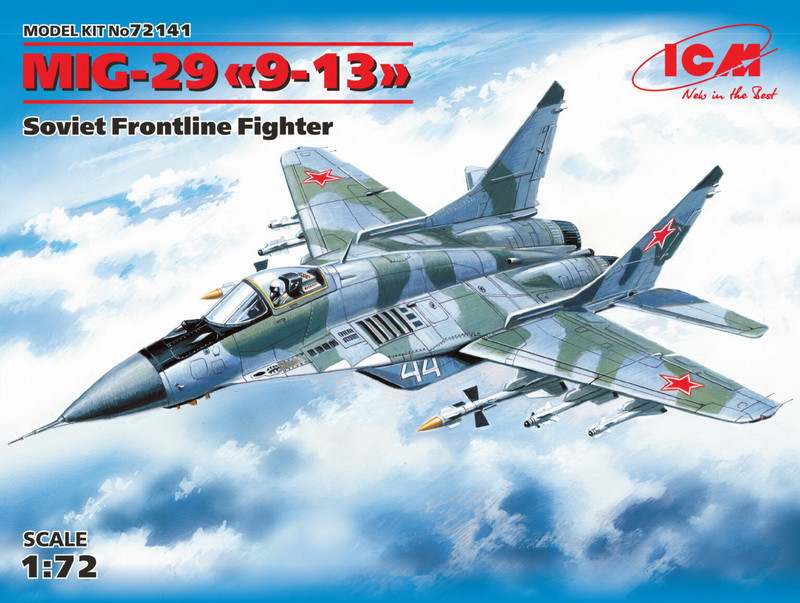 Пластикова модель 1/72 ICM 72141 радянський фронтовий винищувач МіГ-29 9-13