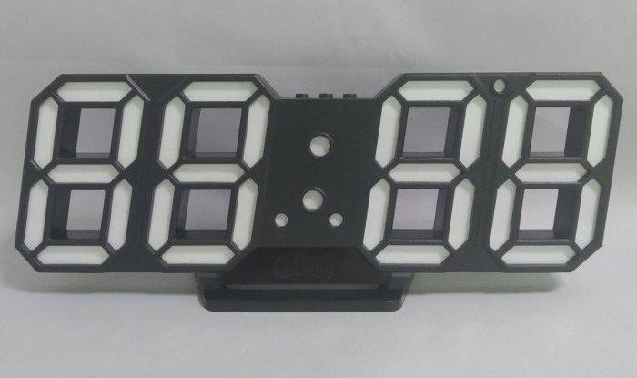 Настольные LED часы от USB, LY-1089 зелёная подсветка - фото 6 - id-p1180633403