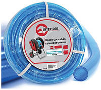 Шланг поливочный Intertool - 1/2" х 30 м синий 3-х слойный