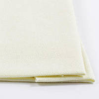 Тканина для вишивання (домоткане полотно №30),18 светло лимонная,100% бавовна Размер: 50х50 см