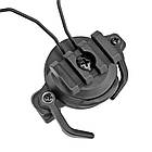 Кріплення для встановлення навушників Earmor, Peltor, Walkers на шолом із планкою Пікатінні, Чорний, фото 2