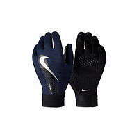 Футбольні рукавички дитячі Nike Academy THERMA-FIT DQ6066-011, Темно-синій, Розмір (EU) L (Youth)