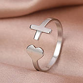 Кільце з нержавіючої сталі Stainless Steel. Розмір: 18