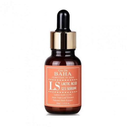 Сироватка-пілінг для обличчя з молочною кислотою 12,5% Cos De Baha Lactic Acid Serum 30 мл