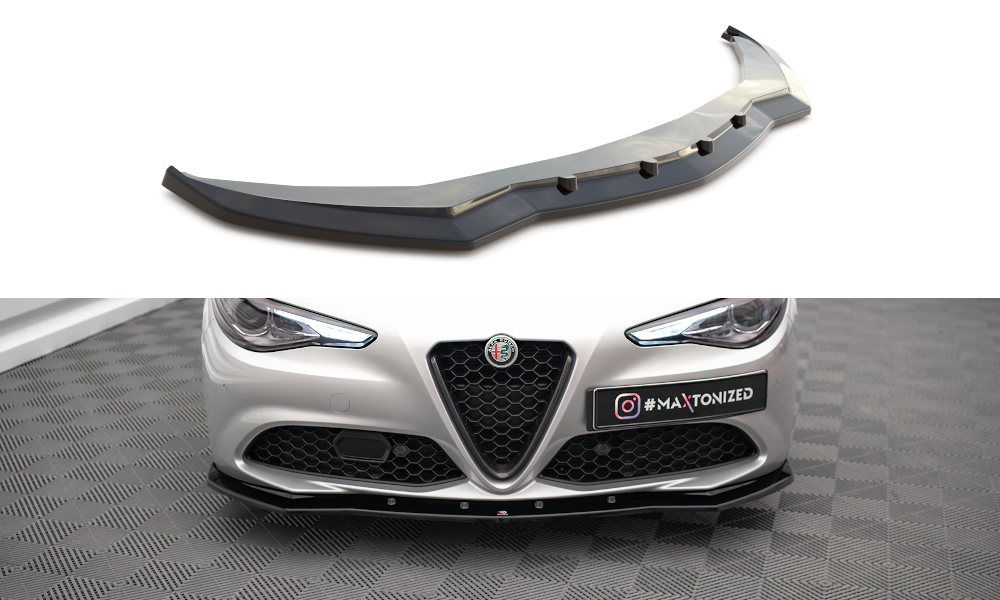 Сплітер Alfa Romeo Giulia тюнінг обвіс губа спідниця елерон (V1)