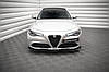 Сплітер Alfa Romeo Giulia тюнінг обвіс губа спідниця елерон (V1), фото 3