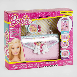 Дитяча косметика в сумочці 22361 Barbie косметичка лаки тіні рум'яна типси, фото 3