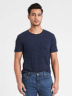 Футболка мужская Banana Republic Soft Wash Crew-Neck Navy Blue