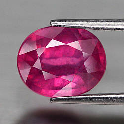 Рубін  2.54 Ct. 8.7 x 7.1 x 4.3 mm