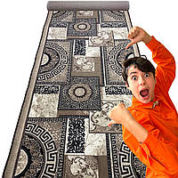 90 см VERSAILLES Grey килимова доріжка print на повстяній основі в коридор, кухню.