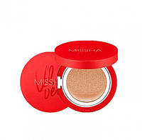 Тональный крем-кушон Missha Velvet Finish Cushion SPF50+/PA+++ средний беж 23 тон