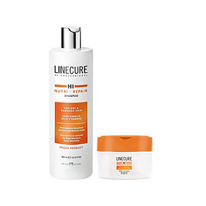 Набір шампунь і маска для відновлення волосся Linecure HIPERTIN