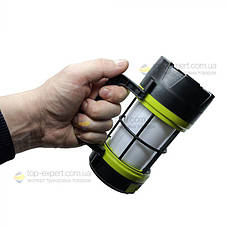 Підвісна кемпінг-лампа Camping Lantern F-910-B, аварійний світильник, ліхтар акумуляторний 2500 мА·год — Чорна, фото 4
