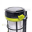 Підвісна кемпінг-лампа Camping Lantern F-910-B, аварійний світильник, ліхтар акумуляторний 2500 мА·год — Чорна, фото 8