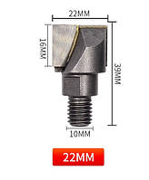 Фреза кондуктора для быстрой врезки замков 22 мм