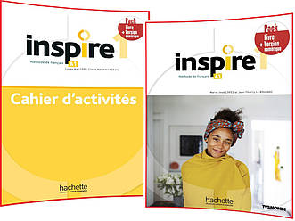 Inspire 1. Livre+Cahier d'activités+EVersion. Комплект книг з французької мови з електроною версією