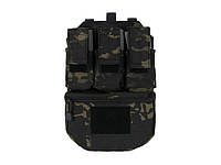 Штурмовая задняя панель черный мультикам Assault Back mod1 multicam black [8FIELD]